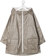 Thumbnail for your product : BRUNELLO CUCINELLI KIDS Hooded Parka Coat