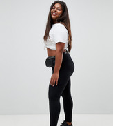 Thumbnail for your product : ASOS Curve DESIGN Curve premium supersoft leggings in cotton modal