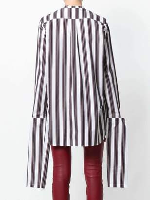 Ports 1961 draped striped blouse