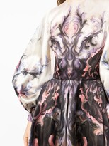 Thumbnail for your product : Saiid Kobeisy Chromatic-Print Evening Gown