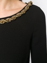 Thumbnail for your product : Moschino Chain Trim Midi Dress