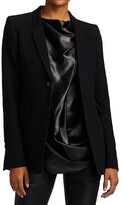 Thumbnail for your product : Rick Owens Extreme Soft Wool-Blend Blazer