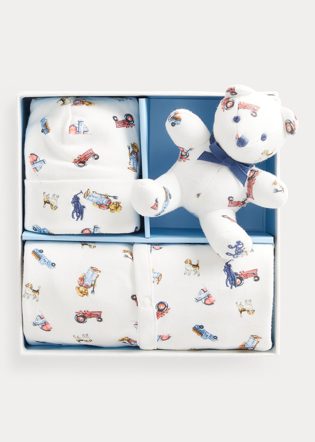 ralph lauren baby boy gift set