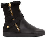 Thumbnail for your product : Giuseppe Zanotti Black Fur Brek Boots