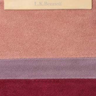 LK Bennett Flora leather clutch bag