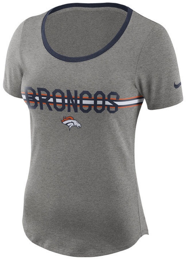 Nike Women's Denver Broncos Strike Slub T-Shirt - ShopStyle Activewear Tops