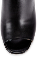 Thumbnail for your product : Prada Leather Metallic Accent Buckle Ankle Pump