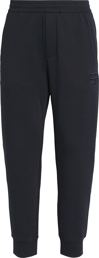 Emporio Armani Cotton-Blend Logo Sweatpants