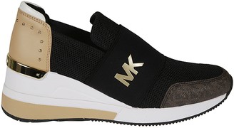 felix scuba and embossed leather sneaker