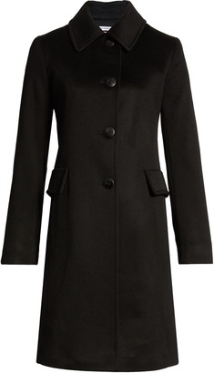 Fleurette Club Collar Cashmere Coat