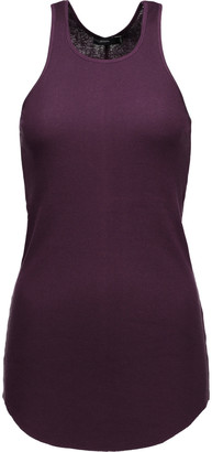 Joseph Ribbed cotton and cashmere-blend tank