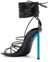 Thumbnail for your product : Off-White Allen Wrap-ankle Sandals Black