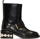 Thumbnail for your product : Nicholas Kirkwood Black Casati Pearl Boots