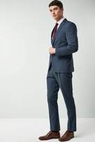 Thumbnail for your product : Next Mens Blue Check Skinny Fit Suit: Jacket