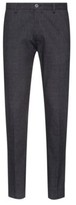 Thumbnail for your product : HUGO BOSS Slim-fit chinos in micro-patterned stretch fabric