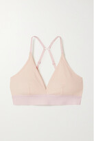 Thumbnail for your product : Skin + Net Sustain Hadlee Stretch Organic Pima Cotton-jersey Soft-cup Triangle Bra - Pink