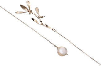 Etro Ramage Scarf Necklace W/ Imitation Pearl