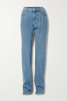 Mid-rise Straight-leg Jeans - Blue 