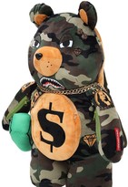 Thumbnail for your product : Sprayground Camo Tattooed Money Bear Backpack