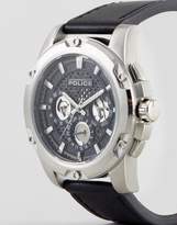 Thumbnail for your product : Police Black Grid Watch With Multi Functional Dial