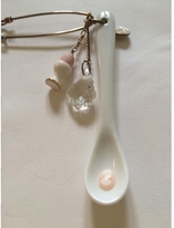 Thumbnail for your product : Les Bijoux De Sophie White Silver Plated Pin & brooche