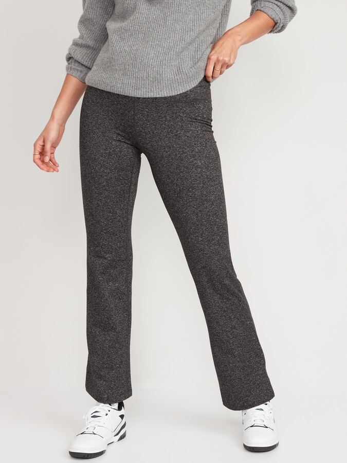 Old Navy High-Waisted CozeCore Boot-Cut Leggings for Women - ShopStyle