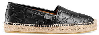 Gucci Signature leather espadrille