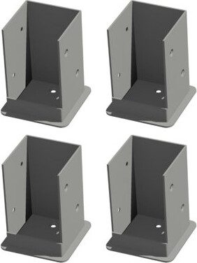 Bolt Down Bracket Kit for 5" x 5" Pergola Posts Hardware