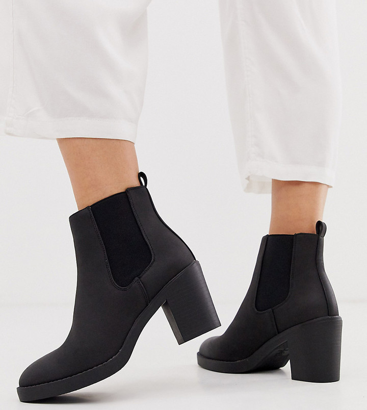 new look leather chelsea boots