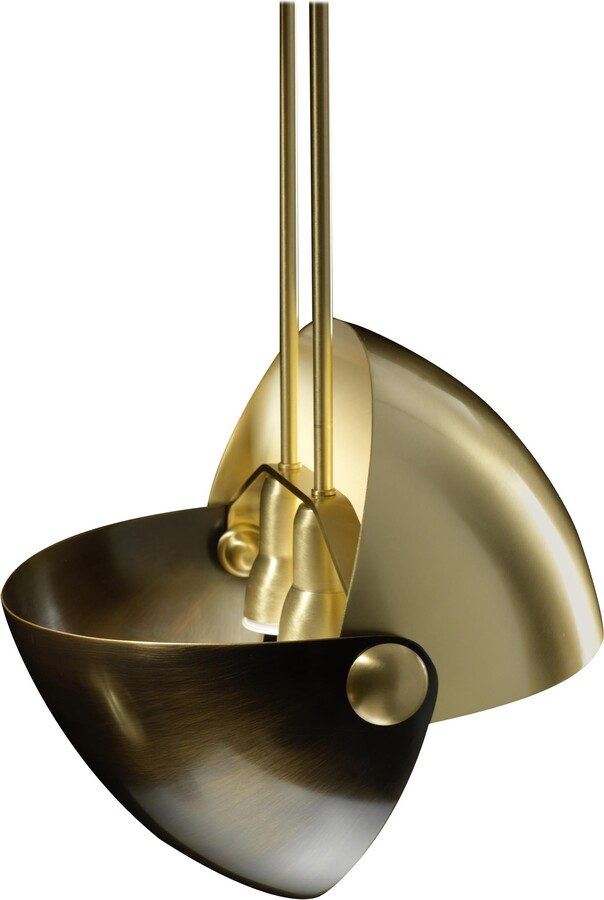 Eirene Brass Italian Pendant Lamp By Esperia