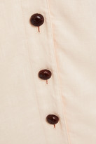 Thumbnail for your product : Zimmermann Corsage Floral-appliqued Linen Halterneck Midi Dress