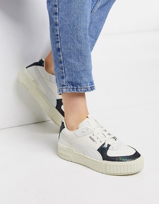 Puma Cali Sport Animal Sneaker in white - ShopStyle