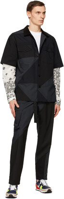 sacai Hank Willis Thomas Solid Mix Pants