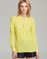 Thumbnail for your product : Twelfth St. By Cynthia Vincent by Cynthia Vincent Blouse - Silk Placket