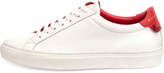 Thumbnail for your product : Givenchy Urban Street Leather Low-Top Sneaker, White/Red