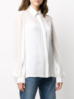 Just Cavalli Concealed Button Blouse