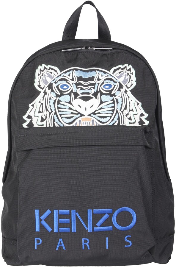 Kenzo Tiger Backpack - Black | Shop the world's largest collection 