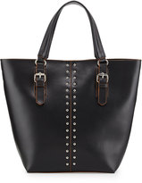 Thumbnail for your product : Charles Jourdan Day Studded Leather Tote Bag, Black