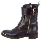 Thumbnail for your product : Louis Vuitton Leather Combat Ankle Boots