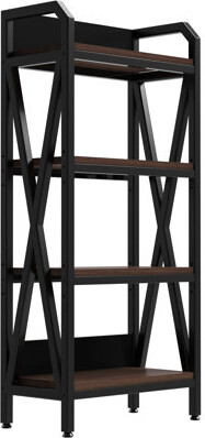 IntrospectiveIncline 4-Level Bakers Rack For Kitchen, Dining Room, Bathroom - 57.16'' Tall, Easy To Assemble, Space Saving Rack, High, Pantry Access, Clean, Assemble