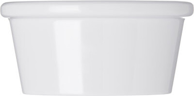 Carlisle Food Service Products Melamine Smooth Oval Sauce Ramekin, 2 oz
