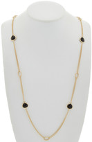 Thumbnail for your product : Rivka Friedman 18K Clad Onyx Cable 38In Link Necklace