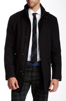 Thumbnail for your product : Andrew Marc New York 713 Andrew Marc Hearts Wool Blend Twill Coat
