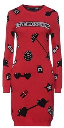 Moschino Red Knit Women's Dresses | Shop the world's largest 
