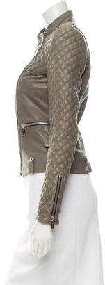 Barbara Bui Leather Asymmetrical Jacket