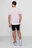 Thumbnail for your product : boohoo Slogan Pocket T-Shirt With Curve Hem