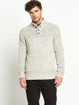 Thumbnail for your product : Goodsouls Mens Button Neck Knit