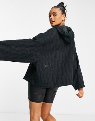 Nike Cropped Hoodie In Black