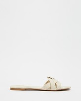 Thumbnail for your product : Billini Women's White Flat Sandals - Peppa - Size 10 at The Iconic