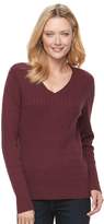 Thumbnail for your product : Croft & Barrow Women's Cable-Knit Sweater